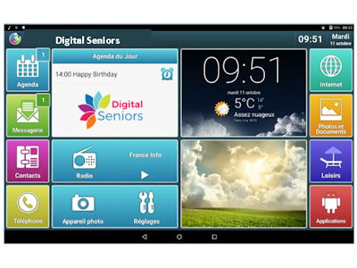 Tablette Seniors Tab de Digital Seniors